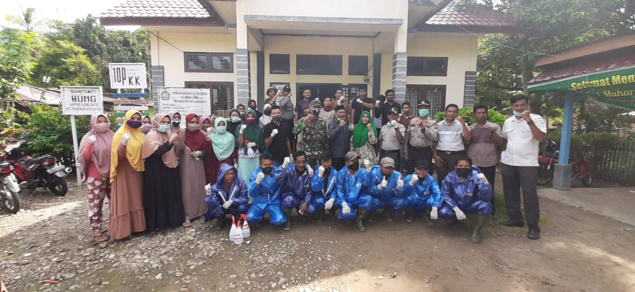 Gampong Ujung Batee Aceh Selatan Bentuk Relawan Penanganan Covid 19 Menggunakan APBG